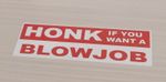 Blow Job Car Bumper Sticker Inspired By The Inbetweeners - Vinyl & Weather Proof