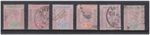 (F36-69) 1890 Leeward Islands part set of 6stamps QVIC 1/2d to 7d (BS)  (BL09)