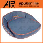Seat Pan Cushion Blue Orange & Logo for Fordson Dexta Major Power Super Tractor