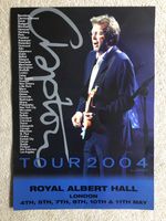 Eric Clapton Tour 2004 Royal Albert Hall London Official Concert Poster 35x50cm