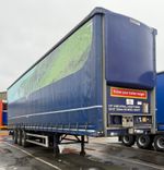 LAWRENCE DAVID 4.68M CURTAINSIDE TRI AXLE TRAILER
