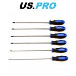 US PRO 6PC Extra Long Star Torx Screwdriver Set 250mm T10 - T30 1591