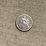 1851-O Seated Liberty Half Dime VF-XF QA 905-76