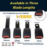 Universal Seat Belt Buckle Blade Receiver Replacement For Cars Vans Buses Taxi