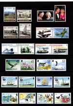 FALKLAND ISLANDS  2005   COMMEMORATIVES  COMPLETE YEAR SET  6 SETS + 2 M/S  MNH