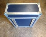 5 Star Cases 5U Aluminium Rack Case Blue/Silver Carry Handle Removable Lid