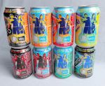 8 Nintendo WII Fanta,Sprite,Dr Pepper Promotional Cans 2007 Made By Coca Cola UK