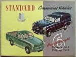 STANDARD 6cwt DELIVERY VAN & PICK UP TRUCK Sales Brochure c1957