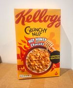 5 x Kellogg's Crunchy Nut Hot Honey Crunchies – 420g Each – Limited Edition