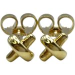 Tiffany TIFFANY&CO Cross Stitch Gold 750 Jewelry Used