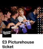 PictureHouse ticket - Friday, Saturday, Sunday  or 2X cafe nero 
