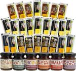 Cheese & Chutney Selection -25 Cheese Portion in 5 Flavours + 6x35g Chutney Jars
