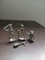 Collectible Miniature Skeletons with Sythe and Hobbit Figure Unpainted