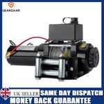 Electric Winch 3000lbs/1361kg 12v with Synthetic Rope & Wireless Remote Garage
