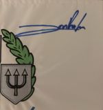 Signed Golf Flag By John Ram