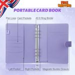 Kpop Photocard Binder A5 Album 4 Grid Card Holder 50 Pages Collect Book UK