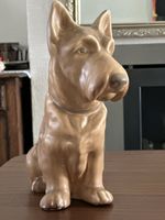 Vintage Ceramic Scottish Terrier Figurine – 28 cm Tall, 21 cm Wide