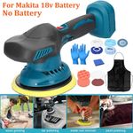 For Makita 18V LXT BL18 Battery Cordless Rotary Polisher Buffer Sander Machine