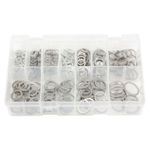 260Pcs Assorted Box of Aluminium Washers Sealing Sump Washer Fasteners M6-M22