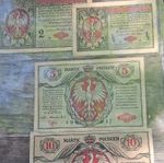 5, 1917 1/2,2,5,10,100 Polish Bank Note I Great Condition Uncertified Ungraded.