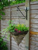 Postfix® PF10V Fix your OWN Hanging Basket brackets to 4" x 4" Concrete posts !