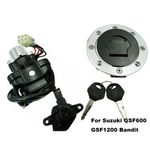 For Suzuki GSF600 GSF1200 Bandit Ignition Switch Lock+Fuel Gas Cap 2 Keys Set UK