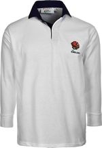 England Rugby Shirt White Retro Classic Traditional English Top All Sizes
