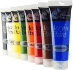 Acrylic Assorted Colour Paint  x8 120ml Chiltern arts