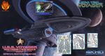 U.S.S. Voyager 1/677 Scale Monogram Edition Hull Detailing Set