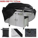 EXTRA LARGE BBQ COVER WATERPROOF GARDEN BARBECUE GRILL 6 Burner GAS PROTECTOR UK