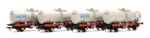Heljan 1156 35t ‘A Tank’ ESSO Grey/Red No.4022/4088/4305/4306 4-Pack