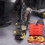 Coil Spring Strut Compressor Clamp Struts Shock Absorb Pressure Removal Tool Set