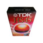TDK HS45 VHS-C Tape New Factory Sealed Blank Video Cassette
