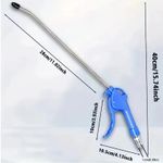 Air Blower Gun for Compressor, Dust Airline Gun with Extension Nozzle 3 Colors'