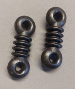 2 X Small Dog Bone Insulators Approx 70mm X 25mm For Ham/CB Wire Antennas