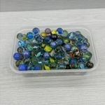  1kg Vintage Glass Marbles Bundle Multicolored Mixed Job Lot