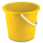 Yellow 10 litre Homeware Bucket by Abbey - UHBY1030L