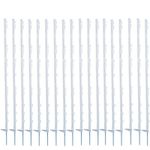 5FT ELECTRIC FENCE POLY POSTS Horse Pony Fencing Stakes White Green 20 40 60 100