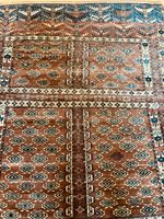 antique hand made turkoman turkemen rug size 165x138cm