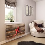 Glass Radiator Cover Printed - 2 Chillies on Chopping Board - By Premier Range