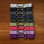 Horseriding Equestrian Belt Silver Snaffle Bit Stretchy Adjustable 