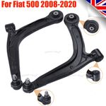 For Fiat 500 2008-2020 Front Lower Suspension Wishbone Control Arms & Ball Joint