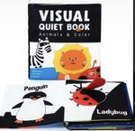 Baby Visual Quiet Book Black And White Sensory Cloth Book