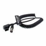 12 Pin Hirose Power Cable for B4 2/3" 12 Pin Female to D Tap Male Coiled Power