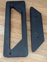 door Lock Keep Repair Splicing Jig For Wood Workers. Made Of Durable Petg