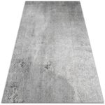 Outdoor Large Patio Vinyl Carpet Rug Picnic Play Mat Grey concrete 140x210