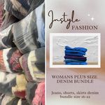 Woman’s Plus Size Denim Bundle mixed brands Grade A Sizes 16-22 Whole Sale UK