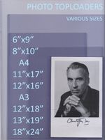 TOPLOADERS - Photos & Prints - MULTI SIZES - 11x14 8x10 6x9 A3 More - UK Seller