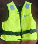 Leader Accessories High-Visibility Yellow Foam Life Jacket Vest S Reflective