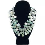 Coldwater Creek Double Strand Bib Necklace